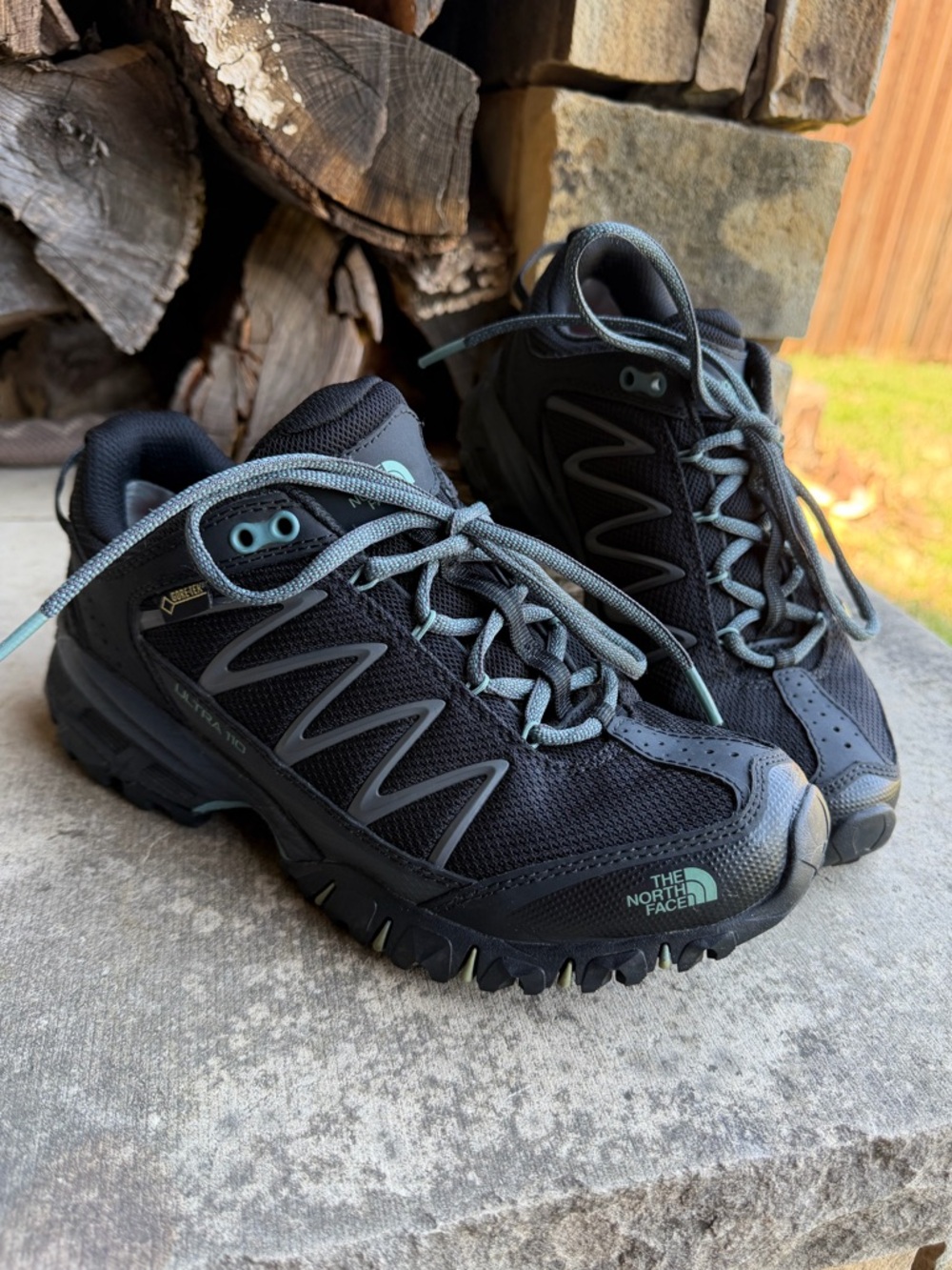 The North Face Ultra 110 GTX Trail Shoe Hiking Running Gore Tex sneakers Sz-8. W